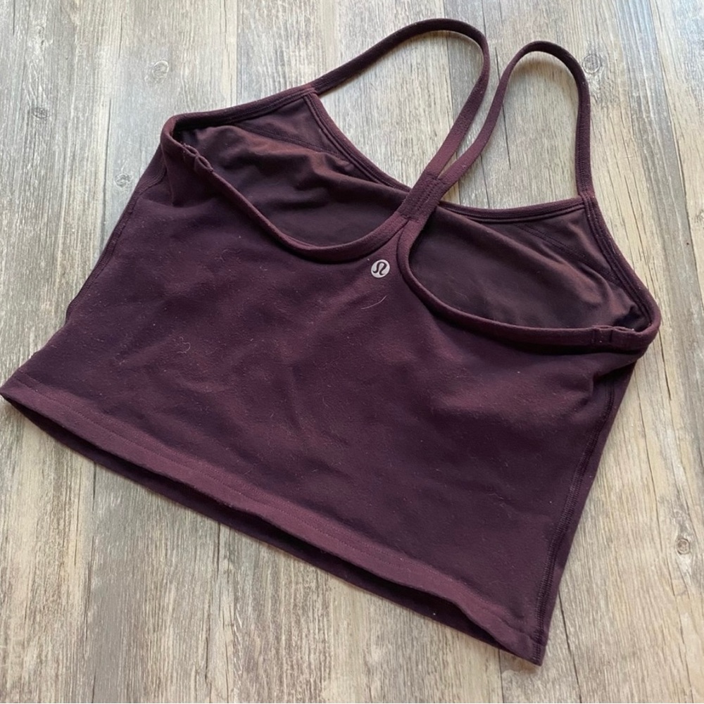 Lululemon Cropped Power-Y Tank. Size 6!